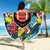American Football Graffiti Beach Blanket Unique Style - Wonder Print Shop