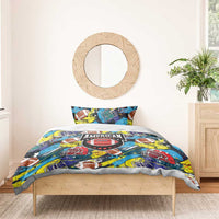 American Football Graffiti Bedding Set Unique Style - Wonder Print Shop