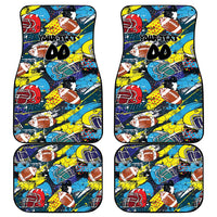 American Football Graffiti Car Mats Unique Style - Wonder Print Shop