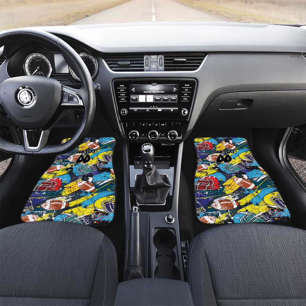 American Football Graffiti Car Mats Unique Style - Wonder Print Shop