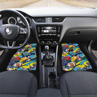 American Football Graffiti Car Mats Unique Style - Wonder Print Shop