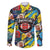 Custom American Football Graffiti Family Matching Long Sleeve Bodycon Dress and Hawaiian Shirt Unique Style - Wonder Print Shop