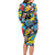Custom American Football Graffiti Family Matching Long Sleeve Bodycon Dress and Hawaiian Shirt Unique Style - Wonder Print Shop