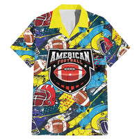 Custom American Football Graffiti Family Matching Mermaid Dress and Hawaiian Shirt Unique Style - Wonder Print Shop