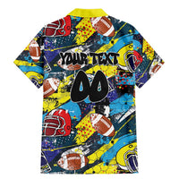 Custom American Football Graffiti Family Matching Mermaid Dress and Hawaiian Shirt Unique Style - Wonder Print Shop