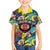 Custom American Football Graffiti Family Matching Off The Shoulder Long Sleeve Dress and Hawaiian Shirt Unique Style - Wonder Print Shop