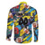 Custom American Football Graffiti Family Matching Tank Maxi Dress and Hawaiian Shirt Unique Style - Wonder Print Shop