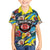 Custom American Football Graffiti Family Matching Tank Maxi Dress and Hawaiian Shirt Unique Style - Wonder Print Shop