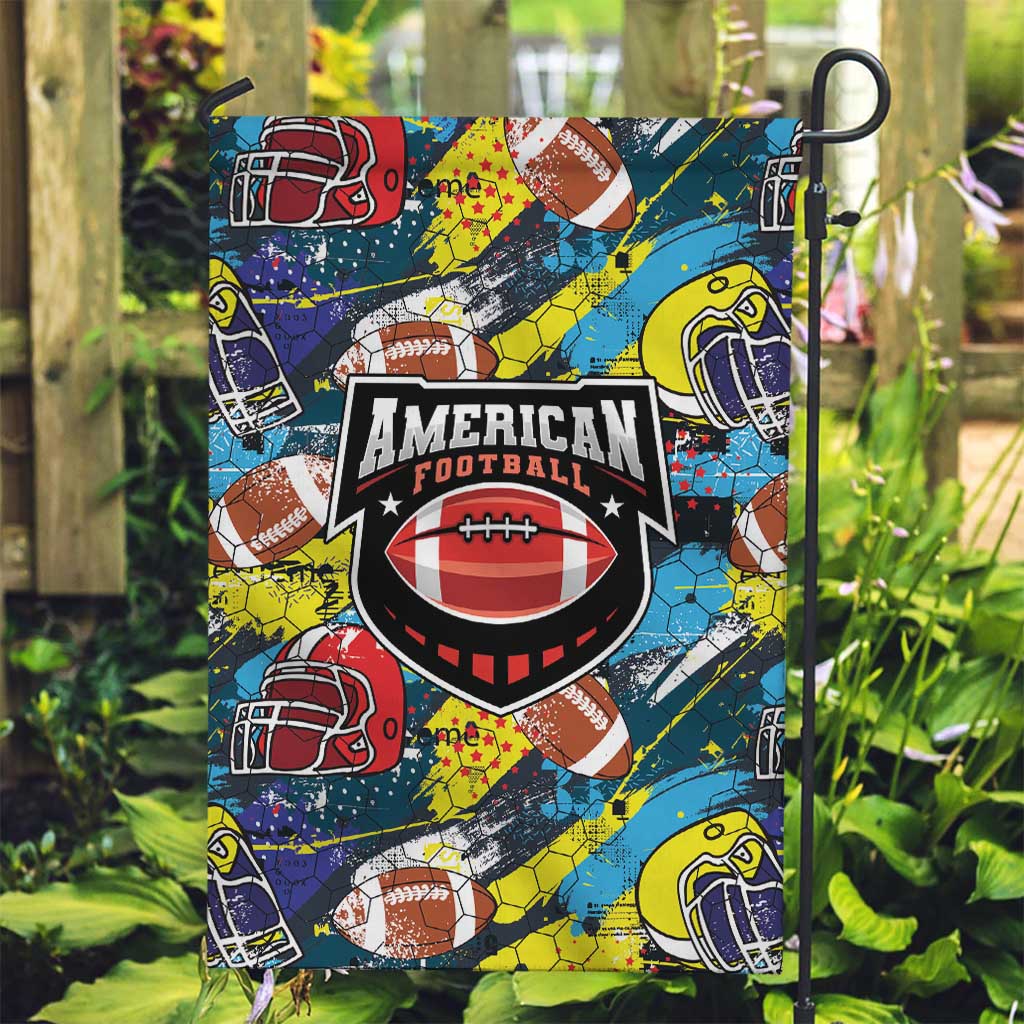 American Football Graffiti Garden Flag Unique Style - Wonder Print Shop