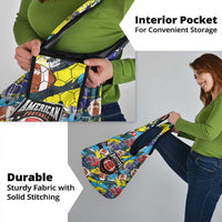 American Football Graffiti Grocery Bag Unique Style - Wonder Print Shop