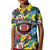 Custom American Football Graffiti Kid Polo Shirt Unique Style - Wonder Print Shop