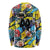 Custom American Football Graffiti Long Sleeve Shirt Unique Style - Wonder Print Shop