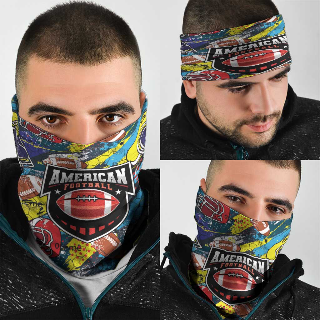 American Football Graffiti Neck Gaiter Unique Style - Wonder Print Shop