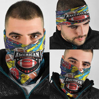 American Football Graffiti Neck Gaiter Unique Style - Wonder Print Shop