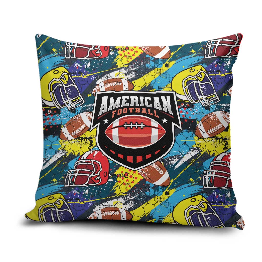 American Football Graffiti Pillow Cover Unique Style - Wonder Print Shop
