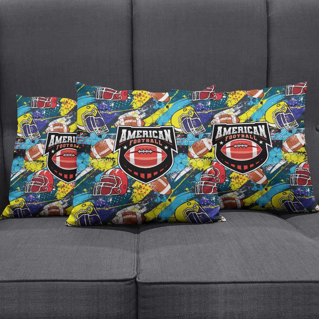American Football Graffiti Pillow Cover Unique Style - Wonder Print Shop