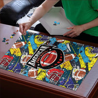 American Football Graffiti Puzzle Unique Style - Wonder Print Shop