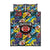 American Football Graffiti Quilt Bed Set Unique Style - Wonder Print Shop