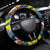 American Football Graffiti Steering Wheel Cover Unique Style - Wonder Print Shop