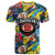 Custom American Football Graffiti T Shirt Unique Style - Wonder Print Shop