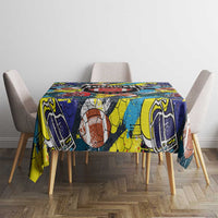 American Football Graffiti Tablecloth Unique Style - Wonder Print Shop