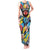 Custom American Football Graffiti Tank Maxi Dress Unique Style - Wonder Print Shop