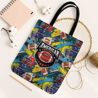 American Football Graffiti Tote Bag Unique Style - Wonder Print Shop