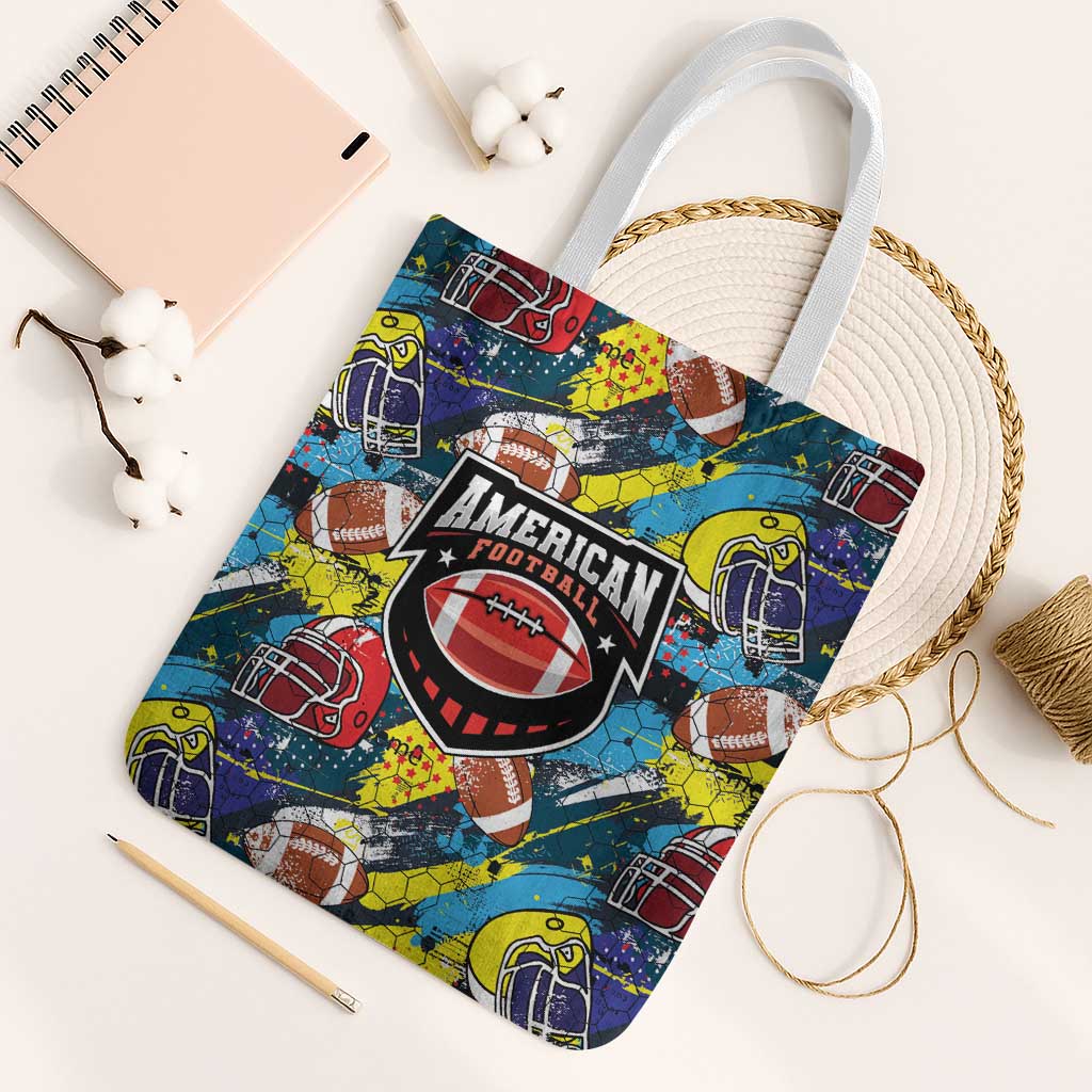American Football Graffiti Tote Bag Unique Style - Wonder Print Shop