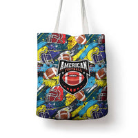 American Football Graffiti Tote Bag Unique Style - Wonder Print Shop