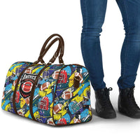 American Football Graffiti Travel Bag Unique Style - Wonder Print Shop