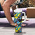 Custom American Football Graffiti Tumbler With Handle Unique Style - Wonder Print Shop
