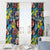 American Football Graffiti Window Curtain Unique Style - Wonder Print Shop