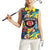 Custom American Football Graffiti Women Sleeveless Polo Shirt Unique Style - Wonder Print Shop