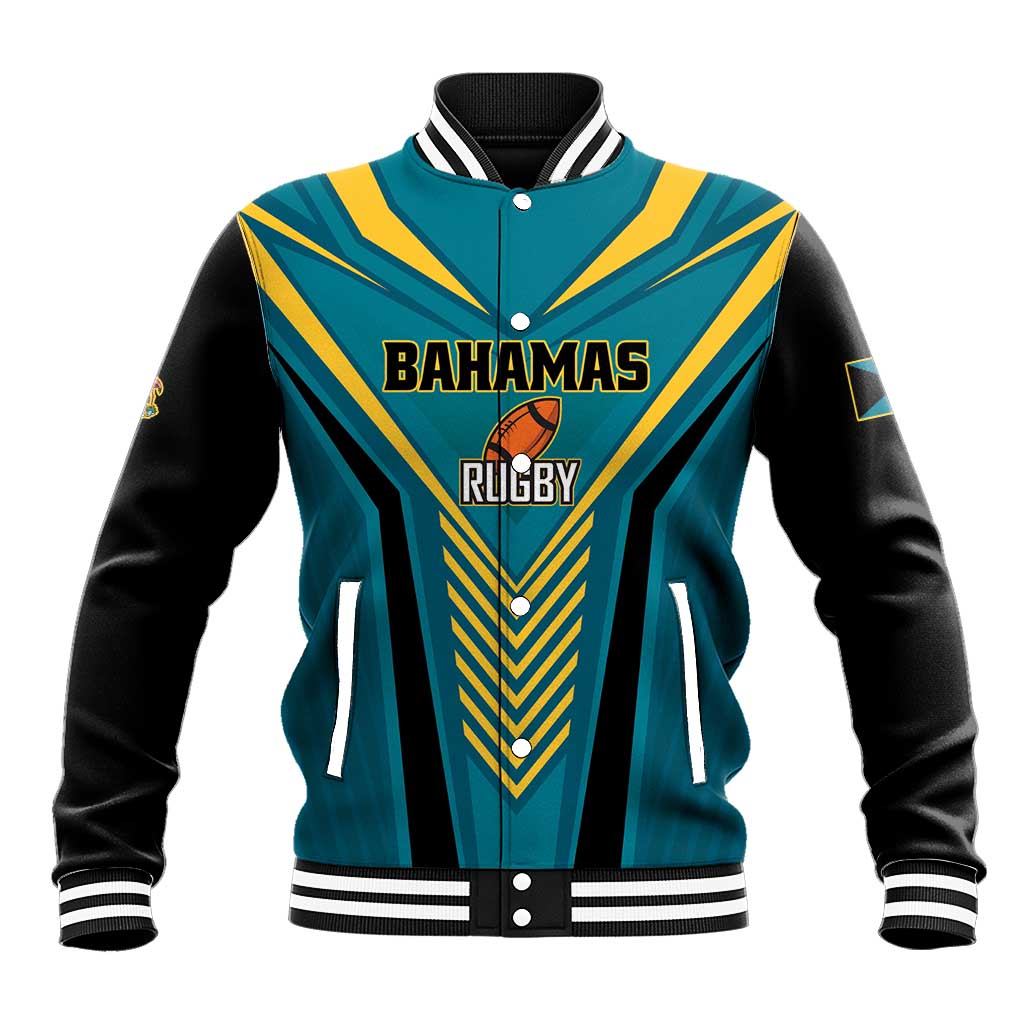 Custom Rugby Bahamas Baseball Jacket The Bahamas Go Champion - Wonder Print Shop