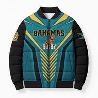 Custom Rugby Bahamas Bomber Puffer Jacket The Bahamas Go Champion - Wonder Print Shop