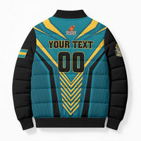 Custom Rugby Bahamas Bomber Puffer Jacket The Bahamas Go Champion - Wonder Print Shop
