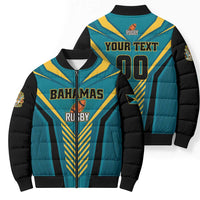 Custom Rugby Bahamas Bomber Puffer Jacket The Bahamas Go Champion - Wonder Print Shop