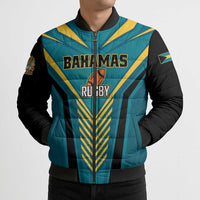 Custom Rugby Bahamas Bomber Puffer Jacket The Bahamas Go Champion - Wonder Print Shop