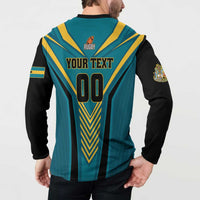 Custom Rugby Bahamas Button Sweatshirt The Bahamas Go Champion - Wonder Print Shop