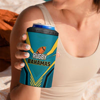 Custom Rugby Bahamas 4 in 1 Can Cooler Tumbler The Bahamas Go Champion - Wonder Print Shop