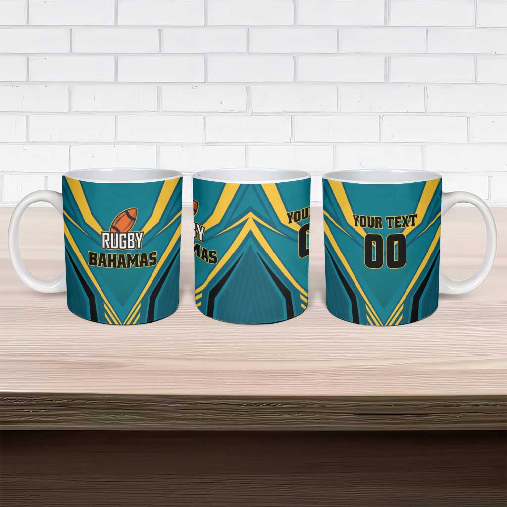 Custom Rugby Bahamas Ceramic Mug The Bahamas Go Champion - Wonder Print Shop