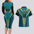 Custom Rugby Bahamas Couples Matching Long Sleeve Bodycon Dress and Hawaiian Shirt The Bahamas Go Champion - Wonder Print Shop