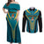 Custom Rugby Bahamas Couples Matching Off Shoulder Maxi Dress and Long Sleeve Button Shirt The Bahamas Go Champion - Wonder Print Shop