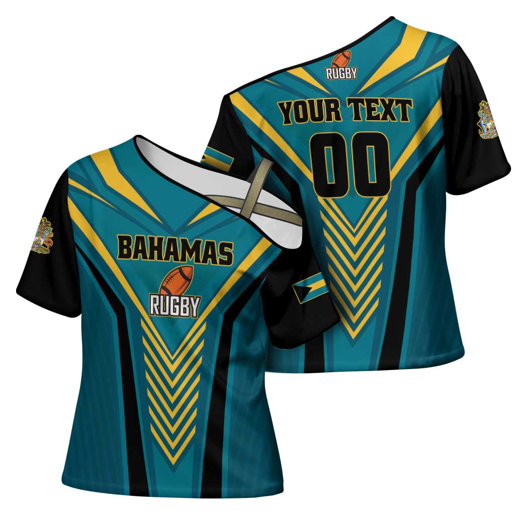 Custom Rugby Bahamas Cross Shoulder Shirt The Bahamas Go Champion - Wonder Print Shop