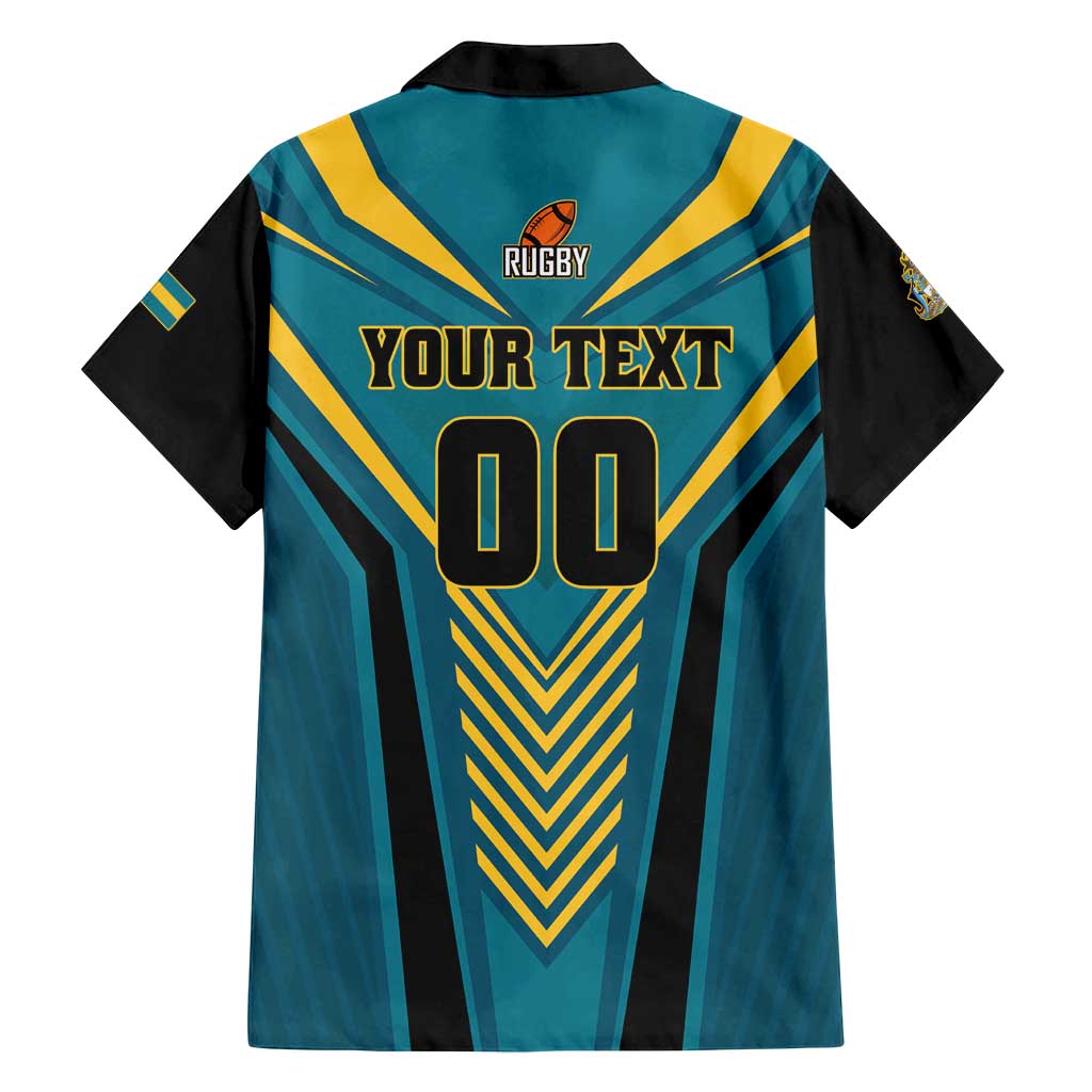 Custom Rugby Bahamas Family Matching Long Sleeve Bodycon Dress and Hawaiian Shirt The Bahamas Go Champion - Wonder Print Shop