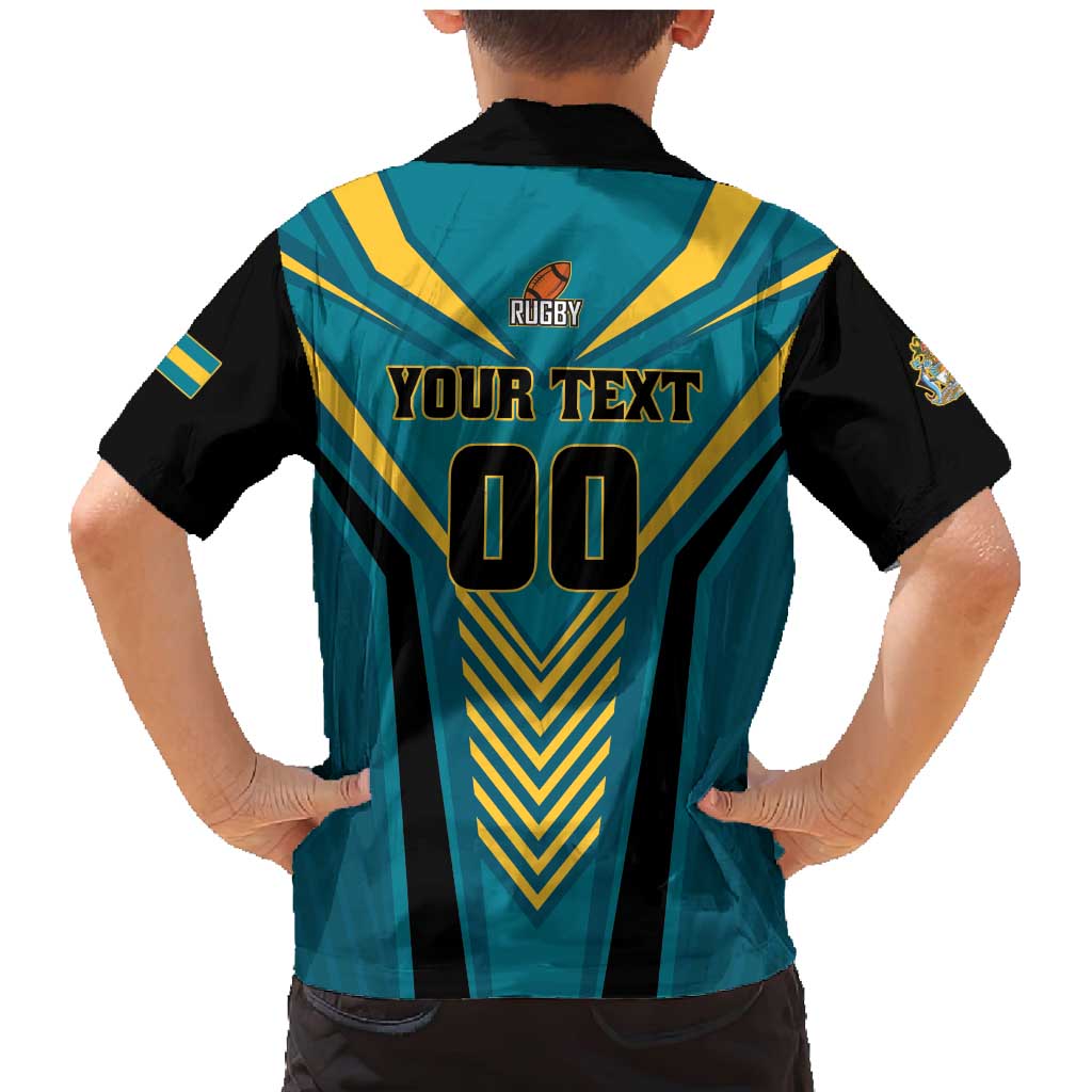 Custom Rugby Bahamas Family Matching Mermaid Dress and Hawaiian Shirt The Bahamas Go Champion - Wonder Print Shop