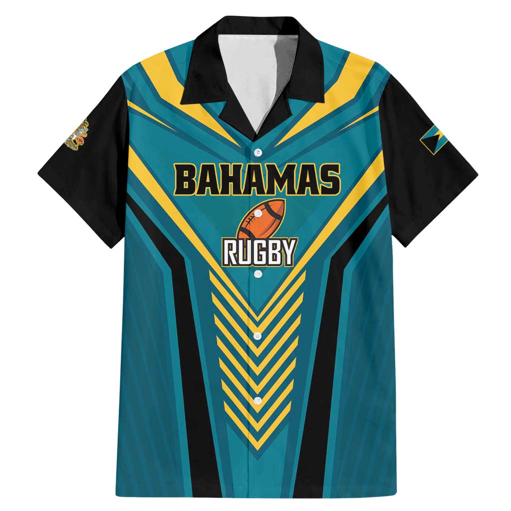 Custom Rugby Bahamas Family Matching Mermaid Dress and Hawaiian Shirt The Bahamas Go Champion - Wonder Print Shop