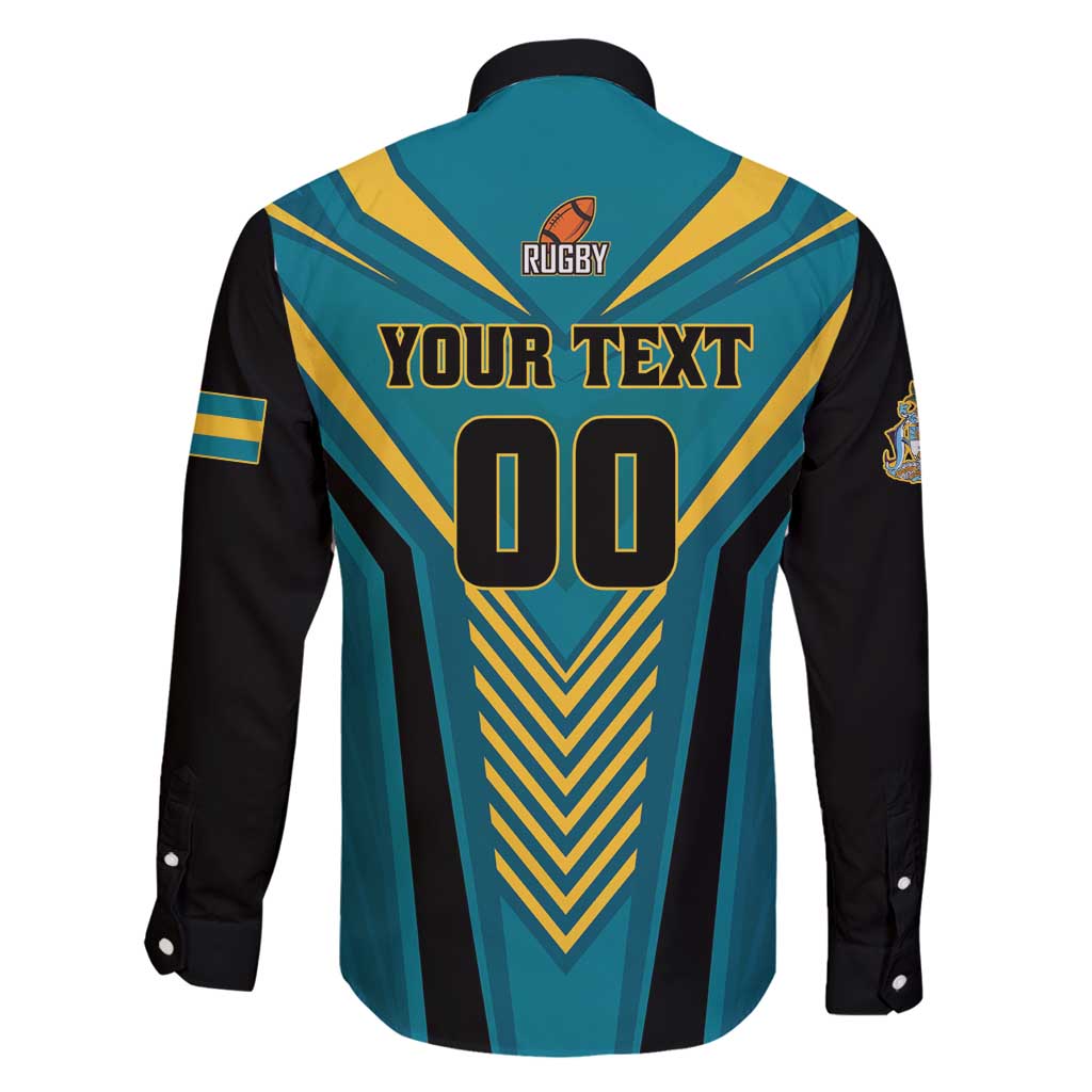 Custom Rugby Bahamas Family Matching Mermaid Dress and Hawaiian Shirt The Bahamas Go Champion - Wonder Print Shop