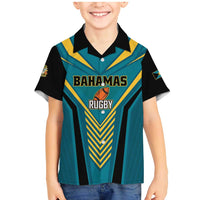 Custom Rugby Bahamas Family Matching Mermaid Dress and Hawaiian Shirt The Bahamas Go Champion - Wonder Print Shop