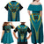 Custom Rugby Bahamas Family Matching Off Shoulder Maxi Dress and Hawaiian Shirt The Bahamas Go Champion - Wonder Print Shop